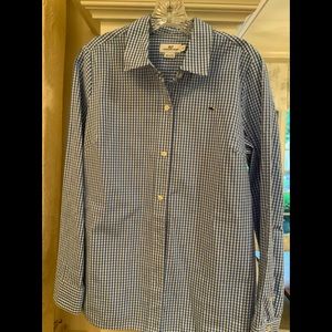 NWOT - Vineyard Vines Women’s Button Down Shirt - Window Pane Plaid